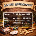 Spiele-Nacht in Laubach-Lauter (Support EntGames)