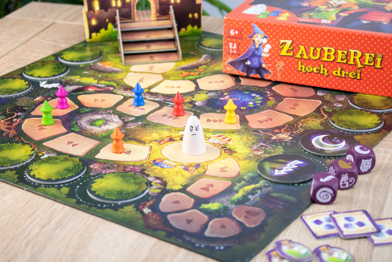 Zauberei hoch drei Spielsituation